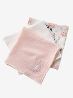 Set van 3 EAU DE ROSE Oeko-Tex® luiers roze - thumbnail