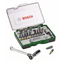 Bosch Accessoires 27-delige ratelset en schroevendraaier - 2607017160 - thumbnail