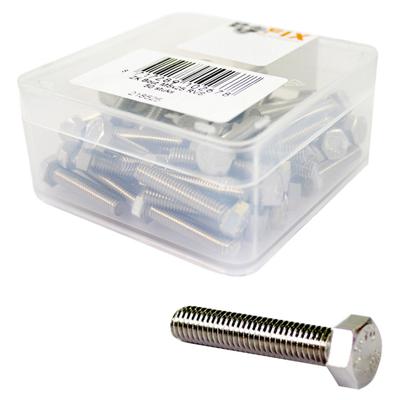 Bofix zeskantbout m6x50 rvs (25st)