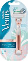 Gillette Gillette Venus Rosegold Extra Smooth Sensitive Scheerapparaat + 1 Scheermesje - thumbnail