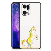OPPO Find X5 Pro Hoesje Horse Color - thumbnail