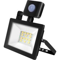 LED Bouwlamp 10W met Sensor - Natuurlijk Wit 4000K - IP65 Waterdicht - Aigi Stado - thumbnail