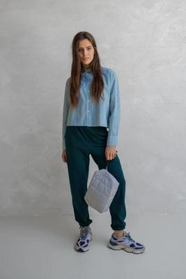 PENN&INK Blouse W25Z794 | White/Blue