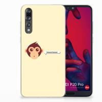 Huawei P20 Pro Telefoonhoesje met Naam Monkey - thumbnail