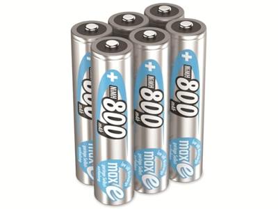 Ansmann maxE HR03 Oplaadbare AAA batterij (potlood) NiMH 800 mAh 1.2 V 6 stuk(s)