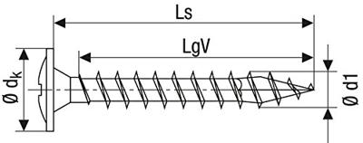 Spax achterw.schr 4,0x30(2000)