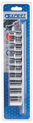 Expert by Facom metrische doppenset 1/2" | 10-delig | incl. rek | E034837 - E034837