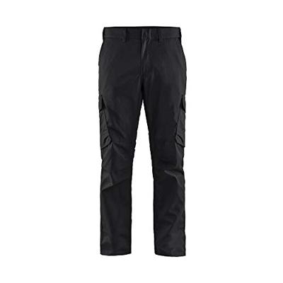 Blaklader 144418329956C64 industriële stretch werkbroek, zwart/rood, maat C64