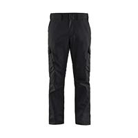Blaklader 144418329956C64 industriële stretch werkbroek, zwart/rood, maat C64 - thumbnail