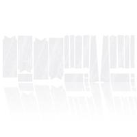 Unleazhed Unscratch - Frame protection film Gravelbike BPG01 Forest white - thumbnail