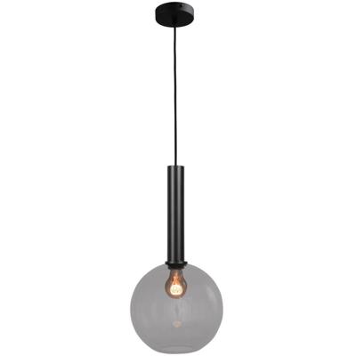 Masterlight Hanglamp Ø 25cmBella 2 Zwart met smoke glas - 2980-05-05-25
