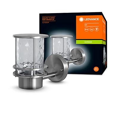 LEDVANCE ENDURA® CLASSIC POST L 4058075206540 Buitenlamp met bewegingsmelder (wand) E27 0 W Zilver LEDVANCE ENDURA® CLASSIC POST L 4058075206540 Buitenlamp met bewegingsmelder (wand) E27 0 W Zilver