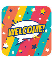 Huldeschild &apos;Welcome&apos; Rainbow - thumbnail