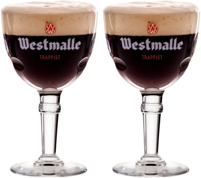 Westmalle Bierglazen Trappist - 330 ml - 2 stuks