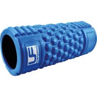 Urban Fitness massageroller 33 cm rubber blauw - thumbnail