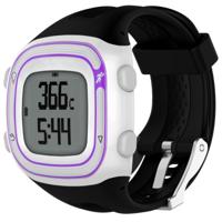 Siliconen sport polsband voor Garmin Forerunner 10/15 (zwart) - thumbnail