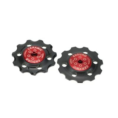 ENDURO BEARINGS Jockey wheel set zero ceramic - sram - 11 speed - red