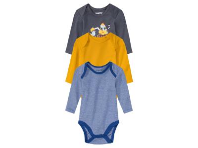 lupilu Rompertjes (Strepen blauw/donkerblauw/geel, 50/56)