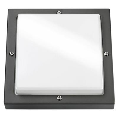 SG lighting LED Bassi 10W 3000K LED grafiet vierkant schemerschakelaar 623188