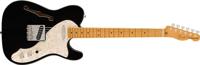 Fender Vintera II 60s Telecaster Thinline MN Black elektrische gitaar met gigbag - thumbnail