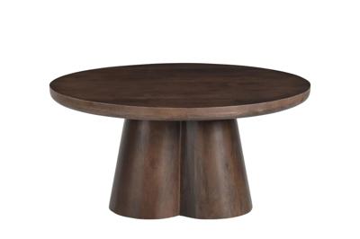 Brix Ronde Salontafel 'Clubs' Mangohout, 80cm Brix Ronde Salontafel 'Clubs' Mangohout, 80cm