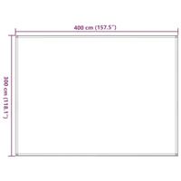 Tenttapijt 300x400 cm HDPE zandkleurig - thumbnail