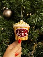 Nordic Light Kerstbal Popcorn 9 cm - thumbnail