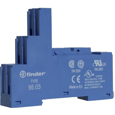 Finder 95.03 Relaissocket Geschikt voor serie: Finder serie 40 Tray 10 stuk(s) Finder 95.03 Relaissocket Geschikt voor serie: Finder serie 40 Tray 10 stuk(s)