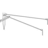 Gallagher Steunpoot voor Haspelhoekpaal - 022205 022205 - thumbnail