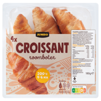 Jumbo Roomboter Croissants 4 Stuks - thumbnail