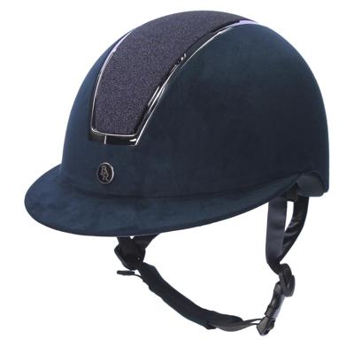 BR Omega Glitter cap donkerblauw maat:55-57
