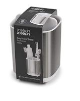 Joseph Joseph 70530 EasyStore Tandenborstelhouder Vrijstaand RVS - thumbnail