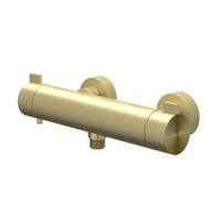 Douchethermostaatkraan IVY Tribe Opbouw Cooltouch RVS316 Geborsteld Mat Goud PVD - thumbnail