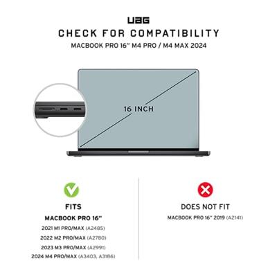 Urban Armor Gear Laptophoes Plyo Case Geschikt voor max. (laptop): 41,1 cm (16,2) Ice, Transparant Urban Armor Gear Laptophoes Plyo Case Geschikt voor max. (laptop): 41,1 cm (16,2) Ice, Transparant