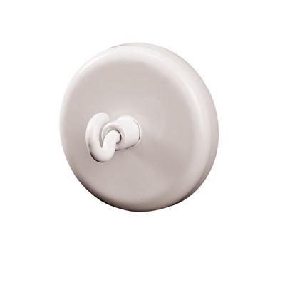 Dahle Magneet Dahle 95861 (Ø x h) 47 mm x 32 mm Rond, Met haak Wit 1 stuk(s) 95861