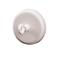Dahle Magneet Dahle 95861 (Ø x h) 47 mm x 32 mm Rond, Met haak Wit 1 stuk(s) 95861 - thumbnail