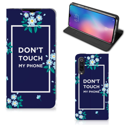 Xiaomi Mi 9 Design Case Flowers Blue DTMP Xiaomi Mi 9 Design Case Flowers Blue DTMP