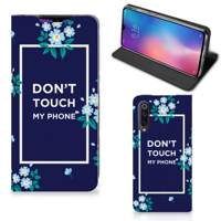 Xiaomi Mi 9 Design Case Flowers Blue DTMP - thumbnail
