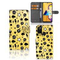 Telefoonhoesje met Naam Samsung Galaxy M21 | M30s Punk Geel - thumbnail