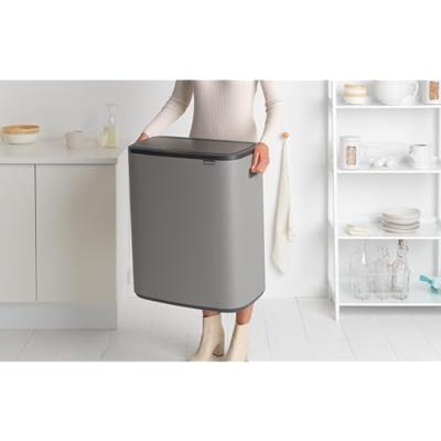 Brabantia 223129 vuilnisbak 60 l Rechthoekig Kunststof Grijs Brabantia 223129 vuilnisbak 60 l Rechthoekig Kunststof Grijs