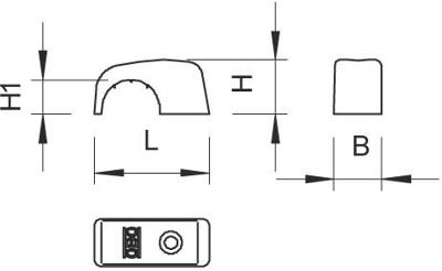 OBO Bettermann 2215179 Nagelklem Grijs 100 stuk(s)