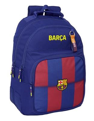 Schoolrugzak F.C. Barcelona Blauw Kastanjebruin 32 x 42 x 15 cm