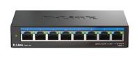 D-Link DMS-108 8-Port Multi-Gigabit Unmanaged Desktop Switch met acht 2.5G, Fanless, Low Profile, Compact, Metalen behuizing, QoS, Plug & Play - thumbnail