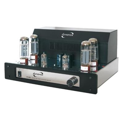 Dynavox Mono-buisversterker VR-80E Chrome, monofone buizenversterker, mooie toonbalans, retro design, afneembaar rooster, chroom