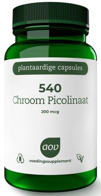 AOV 540 Chroom Picolinaat 200mcg Vegacaps AOV 540 Chroom Picolinaat 200mcg Vegacaps