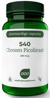 AOV 540 Chroom Picolinaat 200mcg Vegacaps - thumbnail