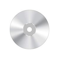 CD-R 700MB|80min 52x schrijfsnelheid, zilver, onbedrukt/blank, pak van 100 in folie (krimp) - thumbnail