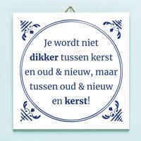 Tegeltje Kerst kilo&apos;s (dikker) - thumbnail