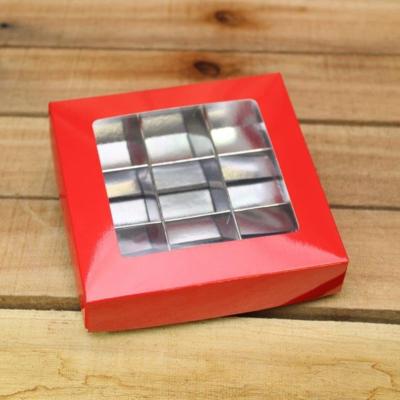 Bonbon doosjes - Chocolade doosje - Warm rood - 24 stuks