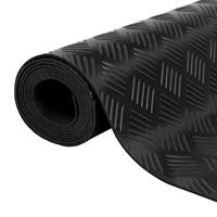 VidaXL Vloermat anti-slip 3 mm 1,5x4 m rubber ruit - thumbnail